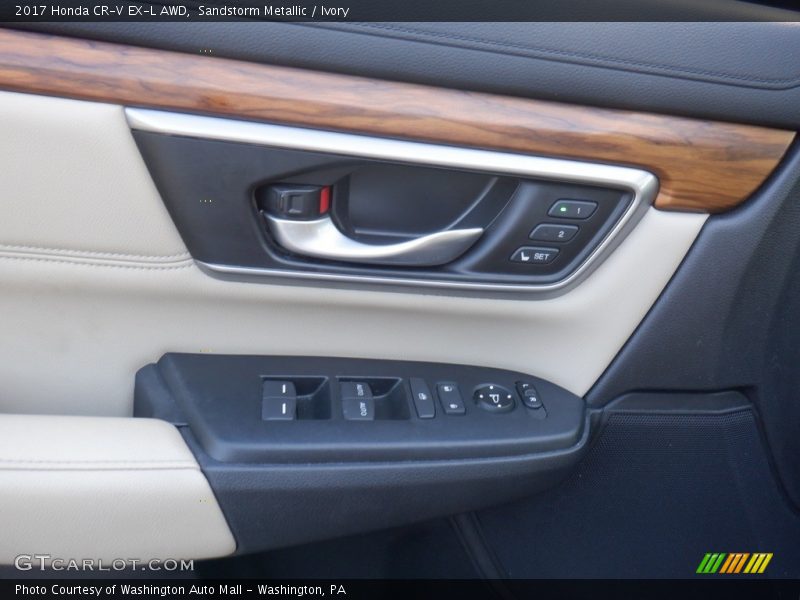 Sandstorm Metallic / Ivory 2017 Honda CR-V EX-L AWD