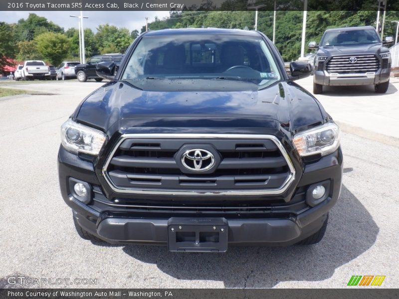 Black / Cement Gray 2016 Toyota Tacoma SR5 Access Cab