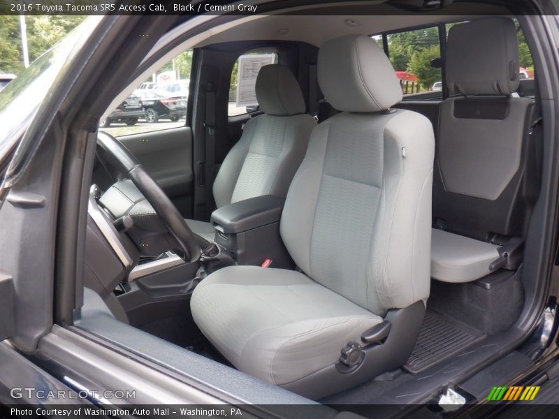 Black / Cement Gray 2016 Toyota Tacoma SR5 Access Cab