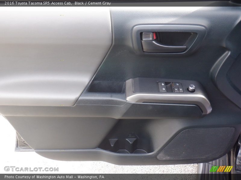 Black / Cement Gray 2016 Toyota Tacoma SR5 Access Cab