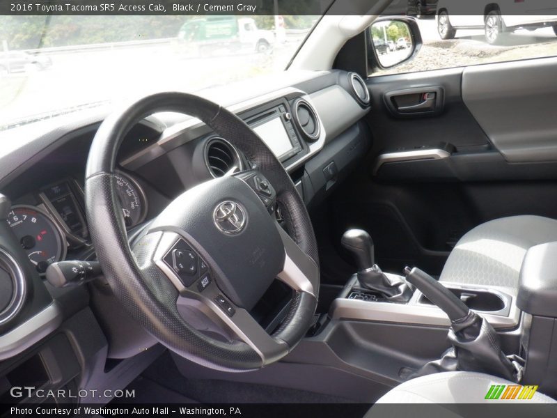 Black / Cement Gray 2016 Toyota Tacoma SR5 Access Cab