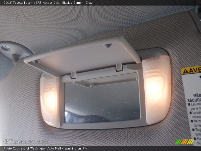 Black / Cement Gray 2016 Toyota Tacoma SR5 Access Cab