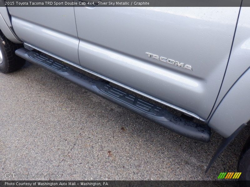 Silver Sky Metallic / Graphite 2015 Toyota Tacoma TRD Sport Double Cab 4x4