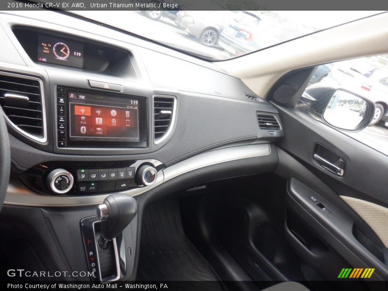 Urban Titanium Metallic / Beige 2016 Honda CR-V EX AWD