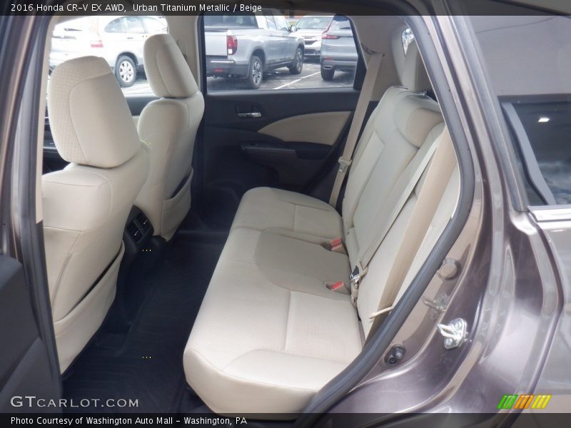 Urban Titanium Metallic / Beige 2016 Honda CR-V EX AWD