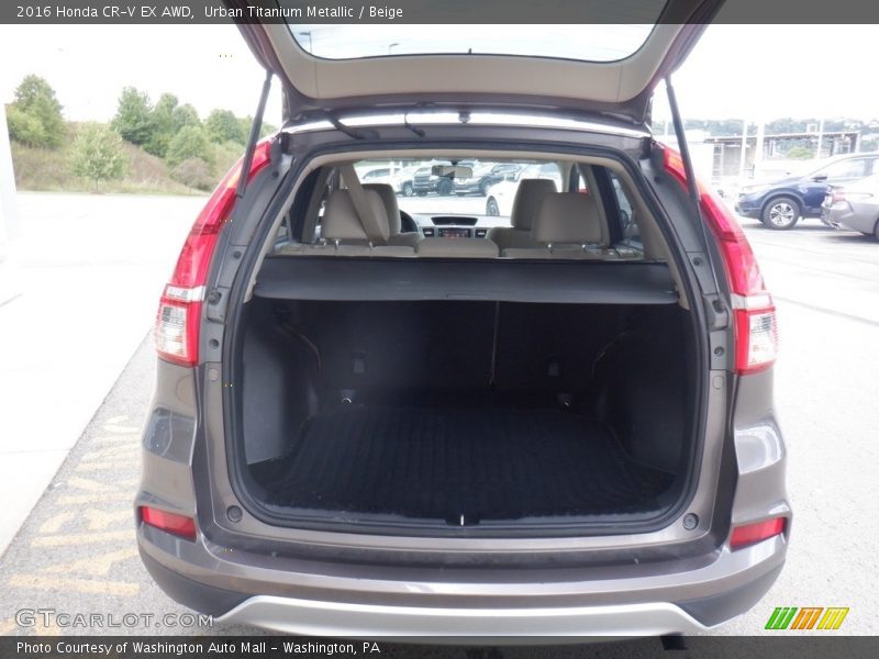 Urban Titanium Metallic / Beige 2016 Honda CR-V EX AWD