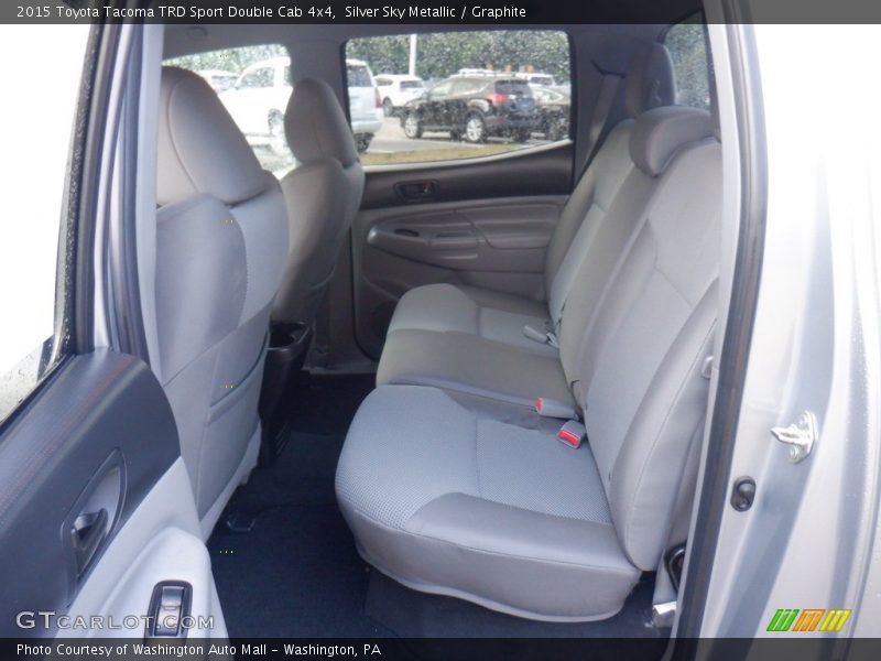 Silver Sky Metallic / Graphite 2015 Toyota Tacoma TRD Sport Double Cab 4x4