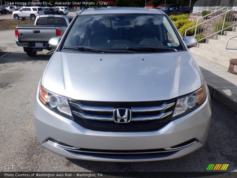 Alabaster Silver Metallic / Gray 2014 Honda Odyssey EX-L