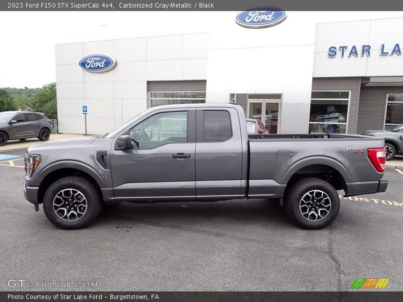  2023 F150 STX SuperCab 4x4 Carbonized Gray Metallic