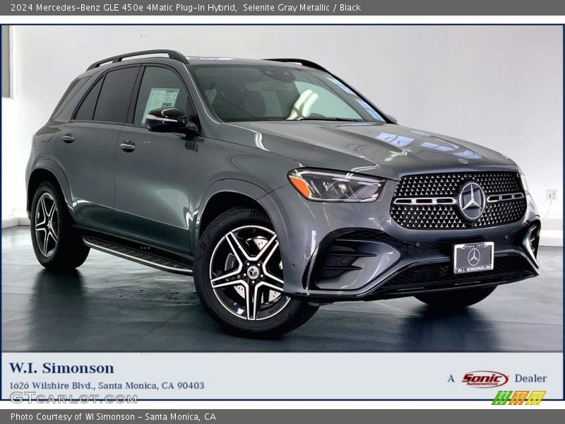 Selenite Gray Metallic / Black 2024 Mercedes-Benz GLE 450e 4Matic Plug-In Hybrid