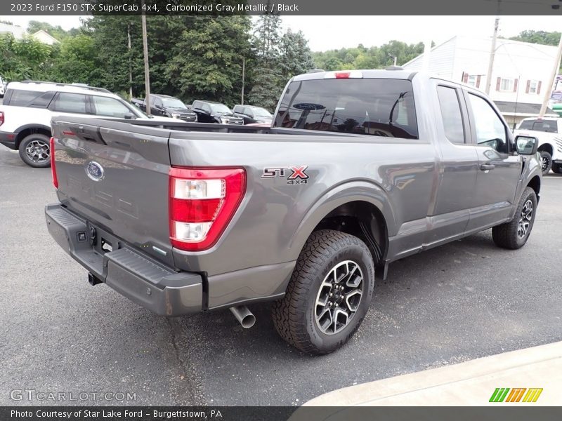 Carbonized Gray Metallic / Black 2023 Ford F150 STX SuperCab 4x4