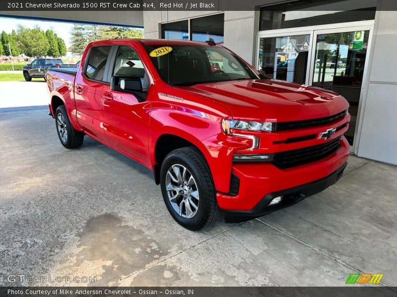 Red Hot / Jet Black 2021 Chevrolet Silverado 1500 RST Crew Cab 4x4