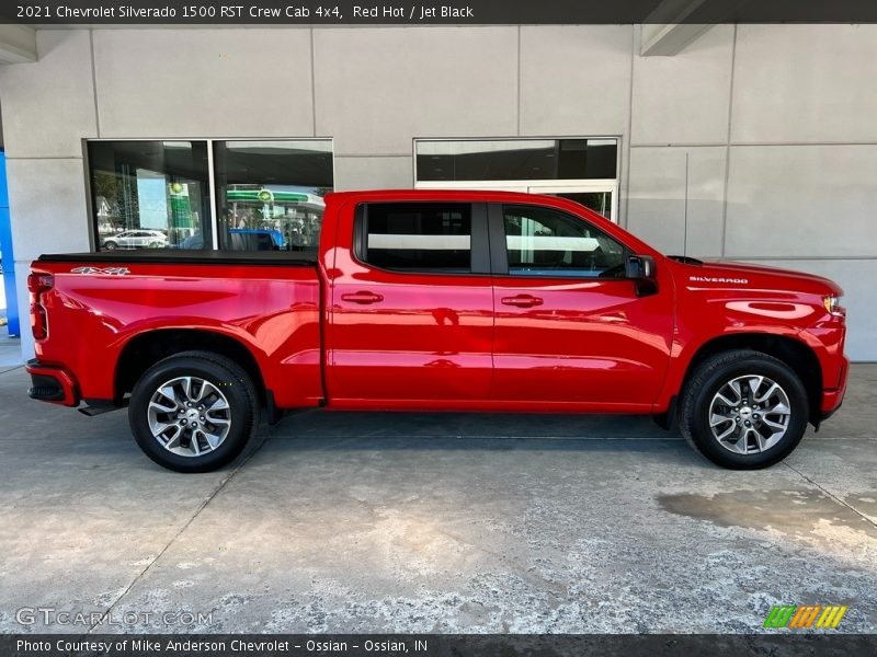 Red Hot / Jet Black 2021 Chevrolet Silverado 1500 RST Crew Cab 4x4