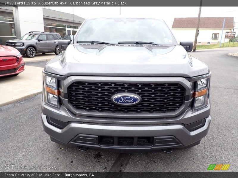 Carbonized Gray Metallic / Black 2023 Ford F150 STX SuperCab 4x4