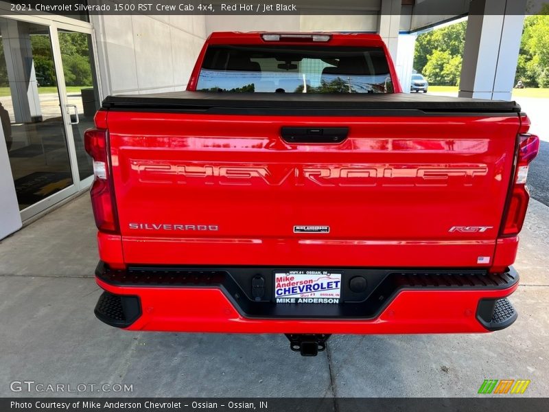 Red Hot / Jet Black 2021 Chevrolet Silverado 1500 RST Crew Cab 4x4