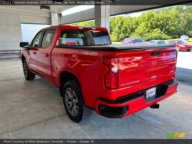 Red Hot / Jet Black 2021 Chevrolet Silverado 1500 RST Crew Cab 4x4