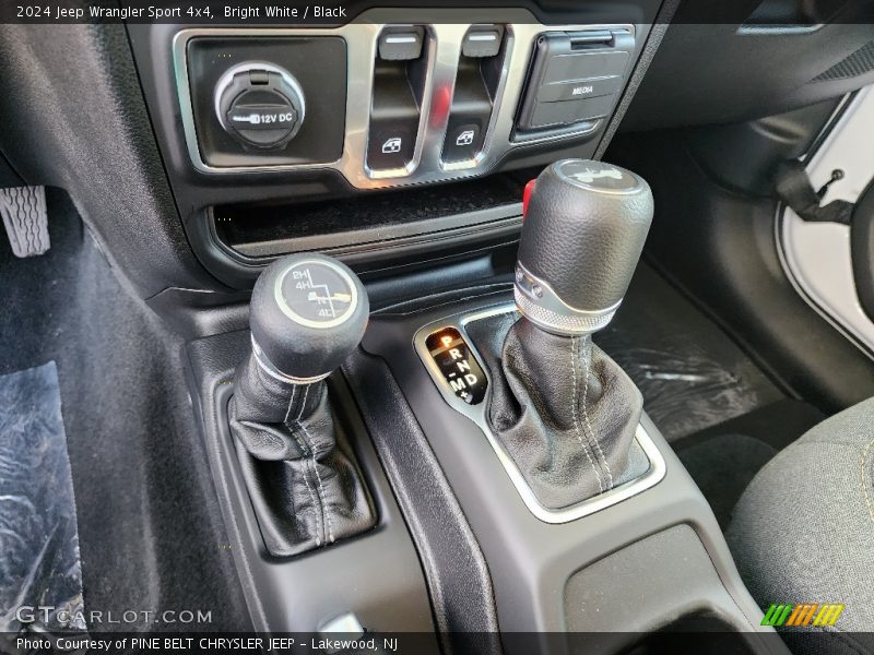 Bright White / Black 2024 Jeep Wrangler Sport 4x4