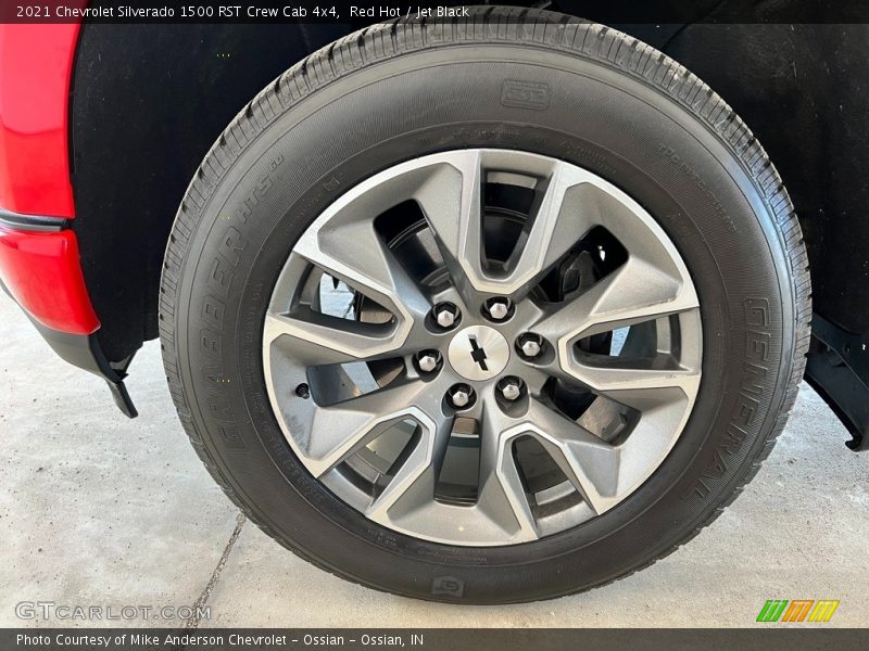 Red Hot / Jet Black 2021 Chevrolet Silverado 1500 RST Crew Cab 4x4