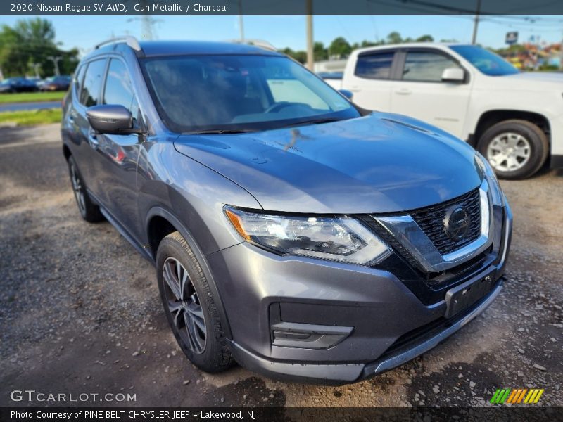 Gun Metallic / Charcoal 2020 Nissan Rogue SV AWD