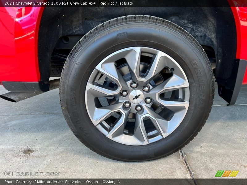 Red Hot / Jet Black 2021 Chevrolet Silverado 1500 RST Crew Cab 4x4