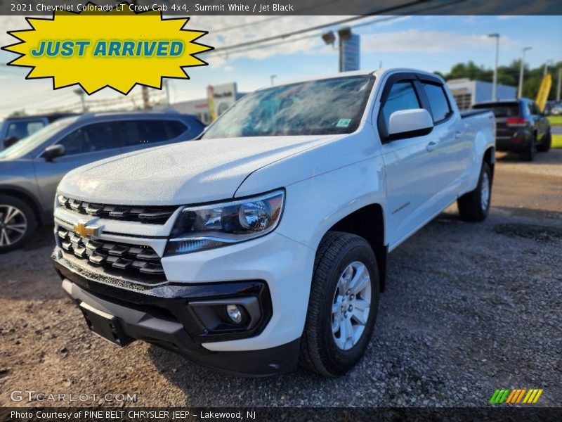Summit White / Jet Black 2021 Chevrolet Colorado LT Crew Cab 4x4
