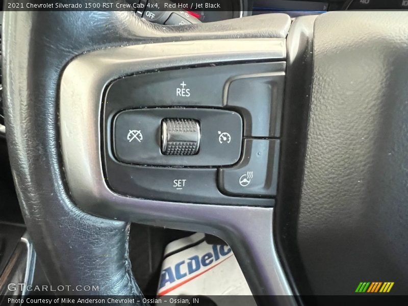 Red Hot / Jet Black 2021 Chevrolet Silverado 1500 RST Crew Cab 4x4