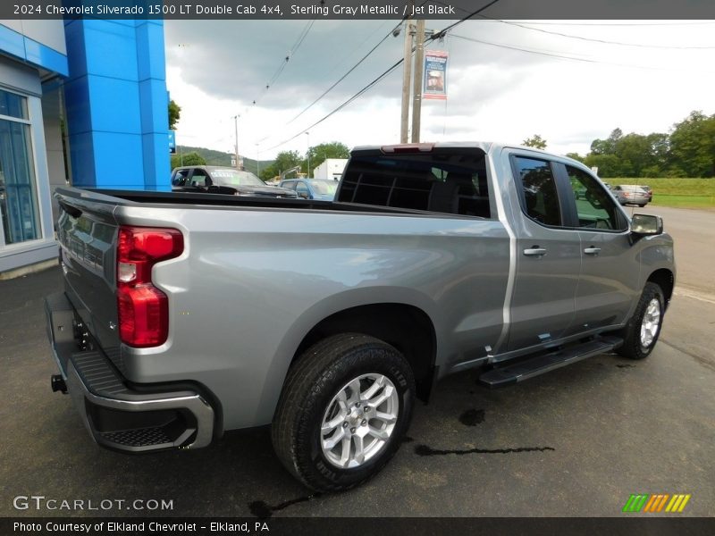 Sterling Gray Metallic / Jet Black 2024 Chevrolet Silverado 1500 LT Double Cab 4x4