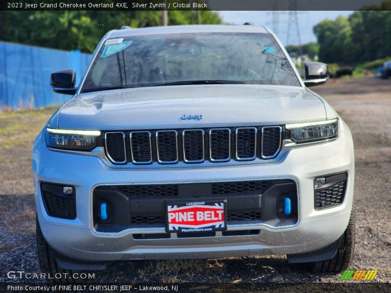 Silver Zynith / Global Black 2023 Jeep Grand Cherokee Overland 4XE