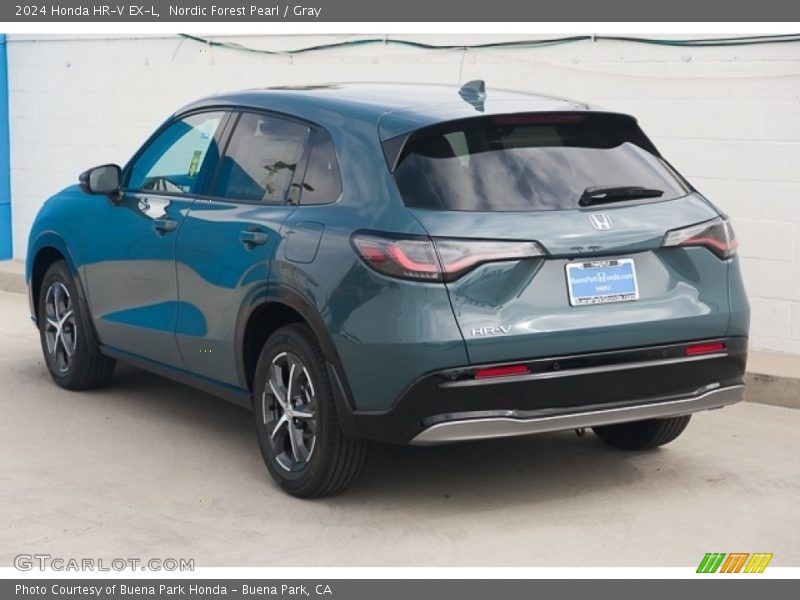 Nordic Forest Pearl / Gray 2024 Honda HR-V EX-L