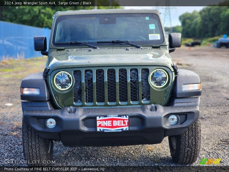 Sarge Green / Black 2024 Jeep Wrangler Sport 4x4