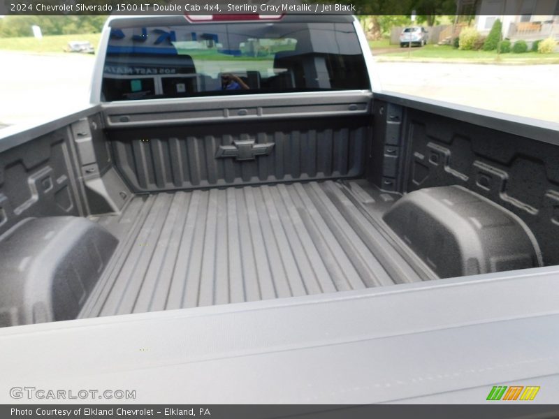 Sterling Gray Metallic / Jet Black 2024 Chevrolet Silverado 1500 LT Double Cab 4x4