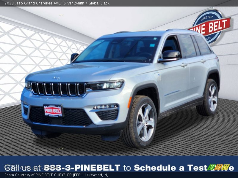 Silver Zynith / Global Black 2023 Jeep Grand Cherokee 4XE