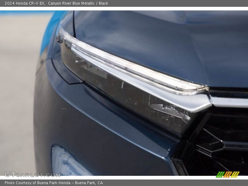 Canyon River Blue Metallic / Black 2024 Honda CR-V EX