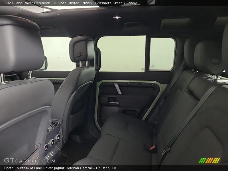 Rear Seat of 2023 Defender 110 75th Limited Edition