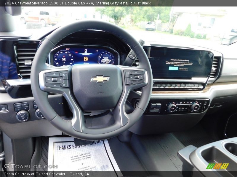 Dashboard of 2024 Silverado 1500 LT Double Cab 4x4