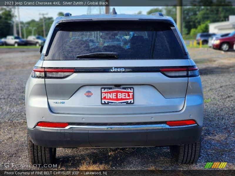 Silver Zynith / Global Black 2023 Jeep Grand Cherokee 4XE