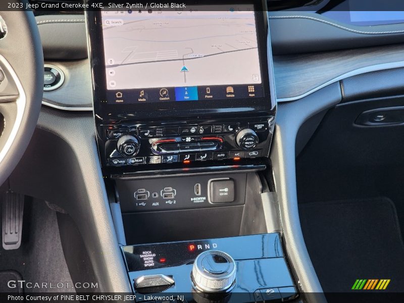 Silver Zynith / Global Black 2023 Jeep Grand Cherokee 4XE