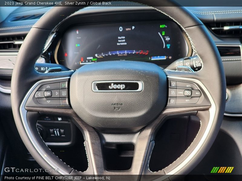 Silver Zynith / Global Black 2023 Jeep Grand Cherokee 4XE