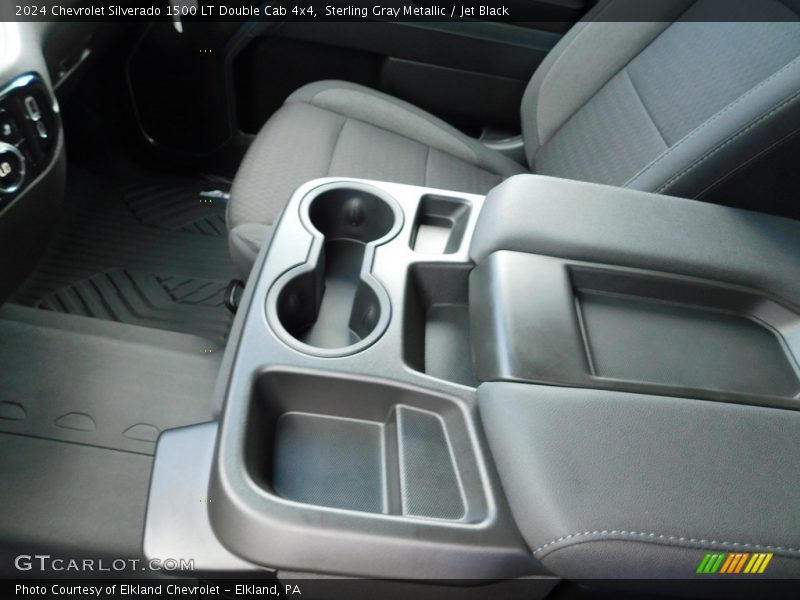 Sterling Gray Metallic / Jet Black 2024 Chevrolet Silverado 1500 LT Double Cab 4x4
