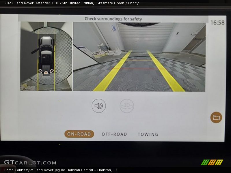 Controls of 2023 Defender 110 75th Limited Edition
