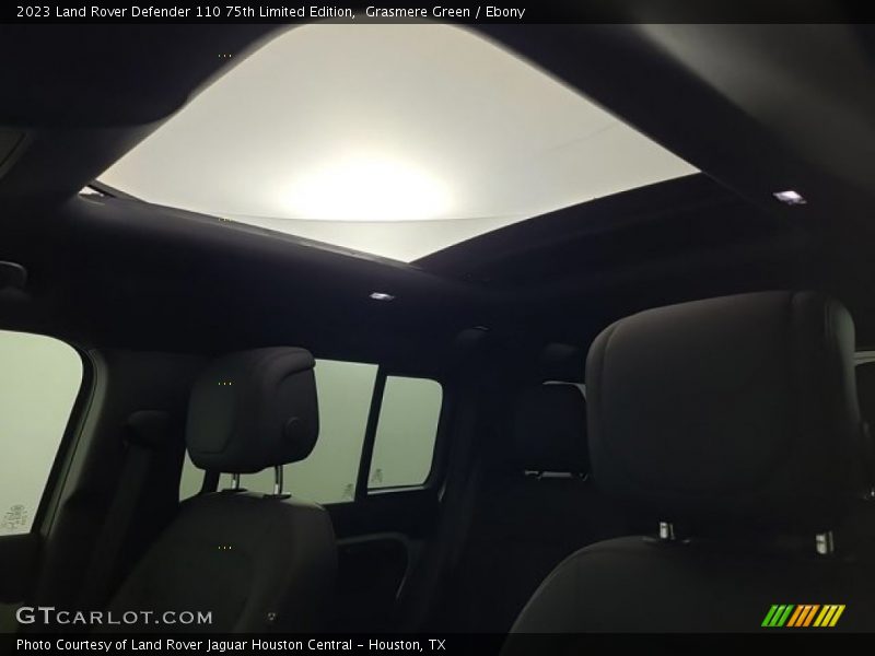Sunroof of 2023 Defender 110 75th Limited Edition