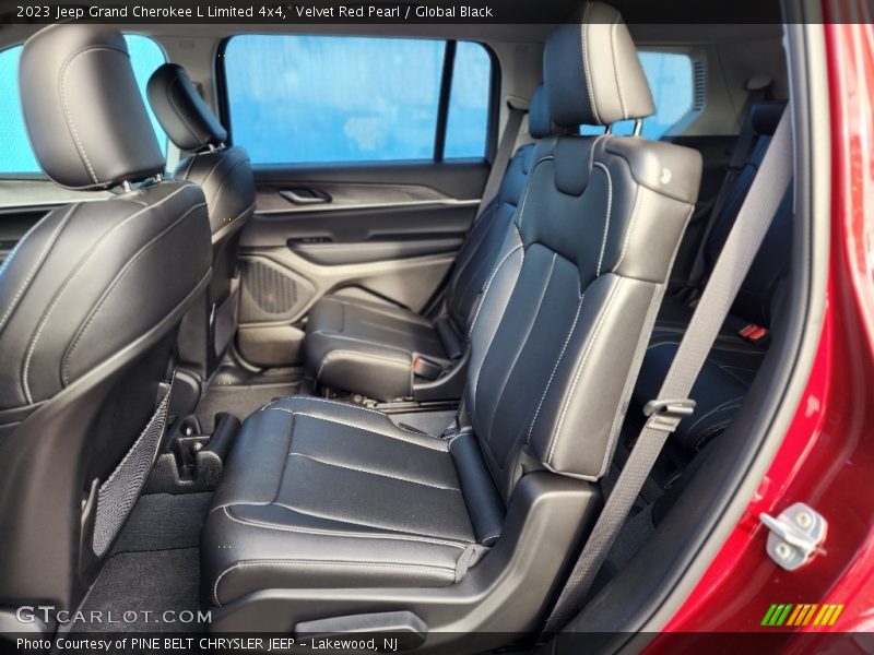 Velvet Red Pearl / Global Black 2023 Jeep Grand Cherokee L Limited 4x4