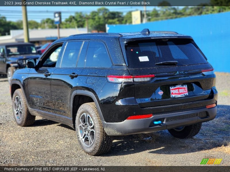 Diamond Black Crystal Pearl / Global Black 2023 Jeep Grand Cherokee Trailhawk 4XE