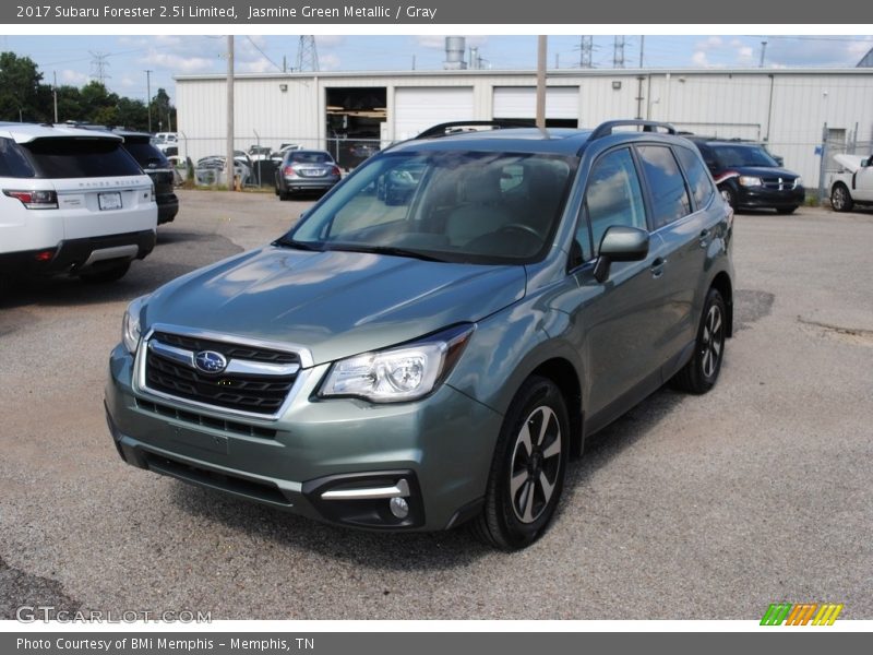 Jasmine Green Metallic / Gray 2017 Subaru Forester 2.5i Limited