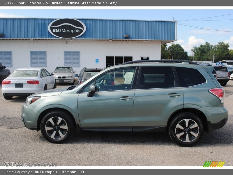 Jasmine Green Metallic / Gray 2017 Subaru Forester 2.5i Limited