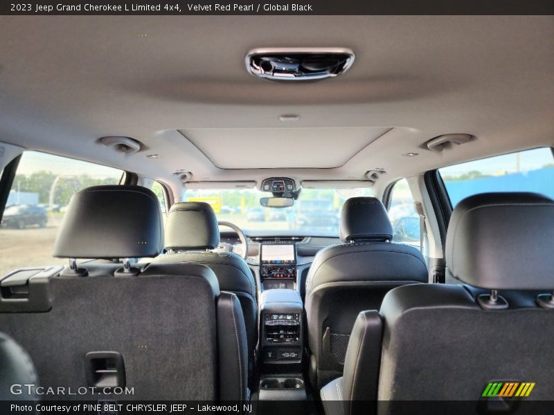 Velvet Red Pearl / Global Black 2023 Jeep Grand Cherokee L Limited 4x4