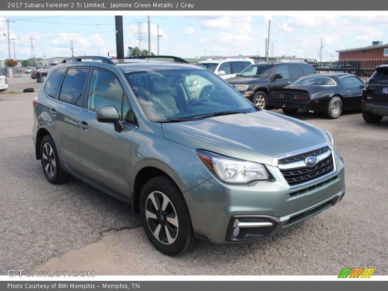 Jasmine Green Metallic / Gray 2017 Subaru Forester 2.5i Limited