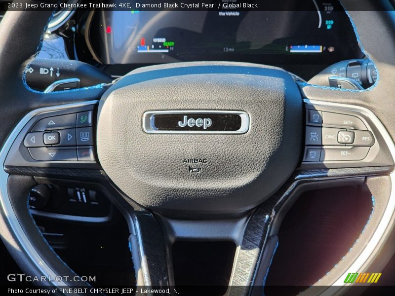 Diamond Black Crystal Pearl / Global Black 2023 Jeep Grand Cherokee Trailhawk 4XE