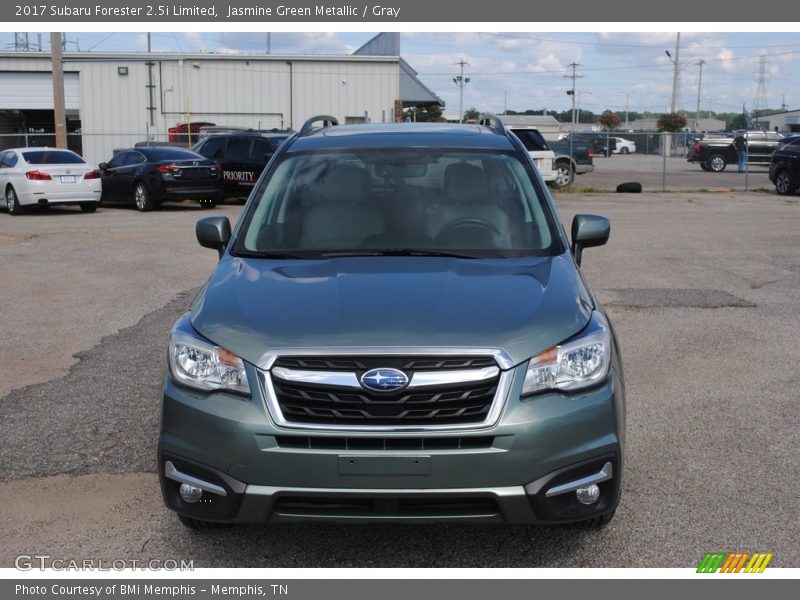 Jasmine Green Metallic / Gray 2017 Subaru Forester 2.5i Limited