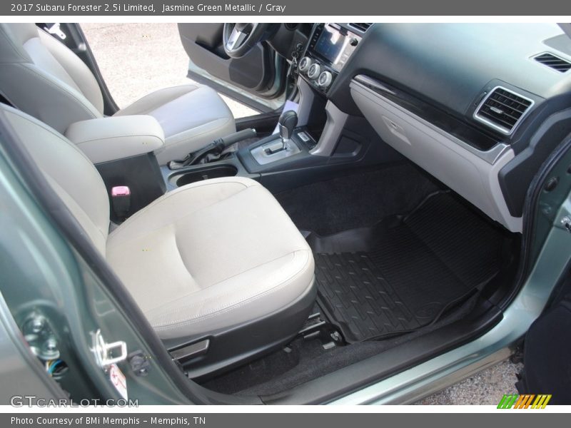 Jasmine Green Metallic / Gray 2017 Subaru Forester 2.5i Limited